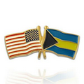 USA & Bahamas Flag Pin